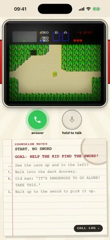 The Legend of Zelda: a kid with no sword